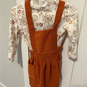Wonder Nation Rust Corduroy Kids Dress